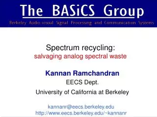 Spectrum recycling: salvaging analog spectral waste