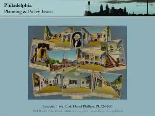 Philadelphia Planning &amp; Policy Issues