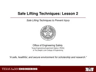 Safe Lifting Techniques to Prevent Injury