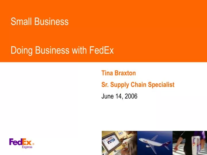 small business doing business with fedex