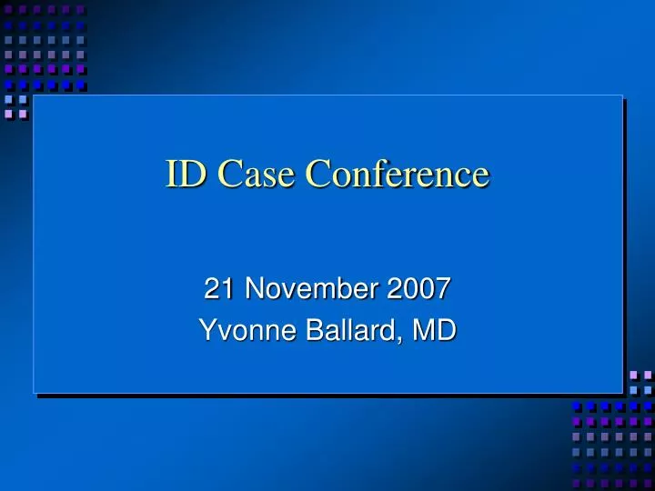 id case conference