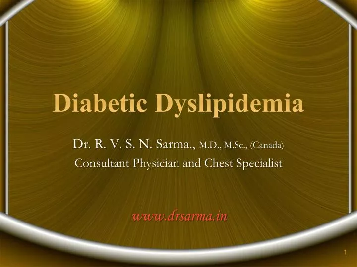 diabetic dyslipidemia