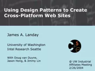 Using Design Patterns to Create Cross-Platform Web Sites