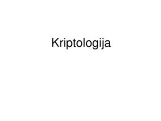 kriptologija