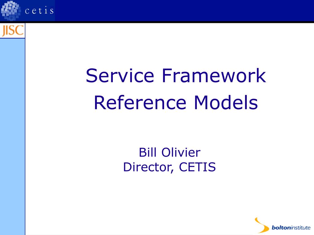 PPT - Service Framework Reference Models PowerPoint Presentation, free ...