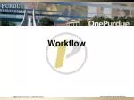 Workflow - slide 1