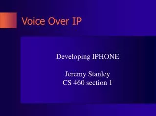 Voice Over IP