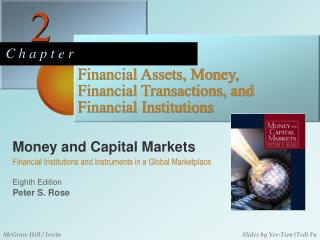 Financial Assets, Money, Financial Transactions, and Financial Institutions