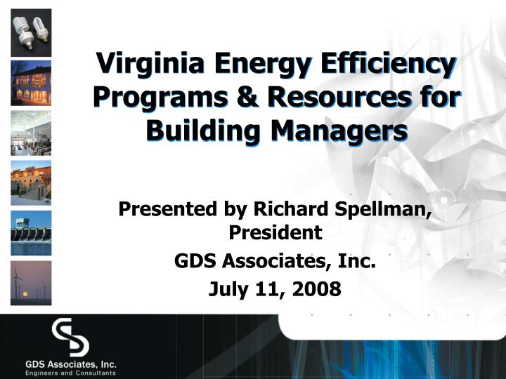 virginia energy efficiency programs resources for building managers