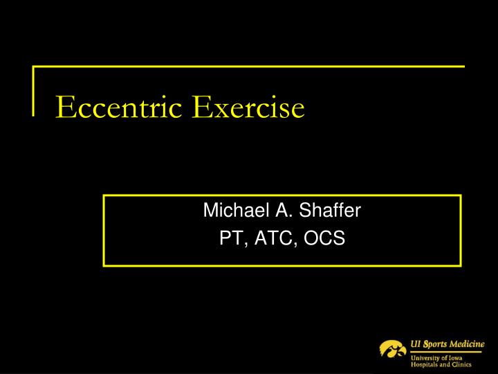 eccentric exercise