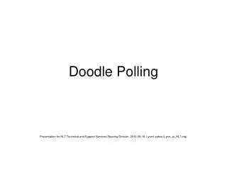 Doodle Polling