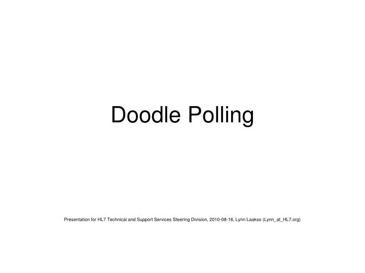 doodle polling