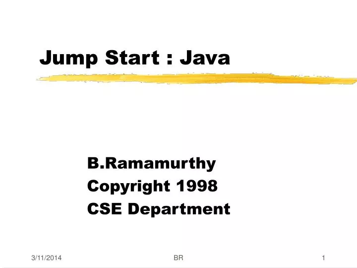 jump start java