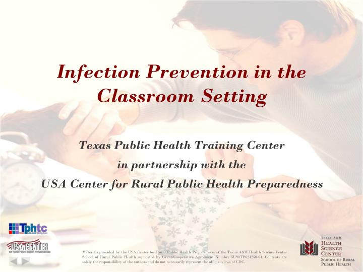 infection prevention in the classroom setting