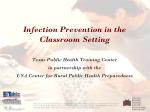 Infection Prevention in the Classroom Setting - slide 1