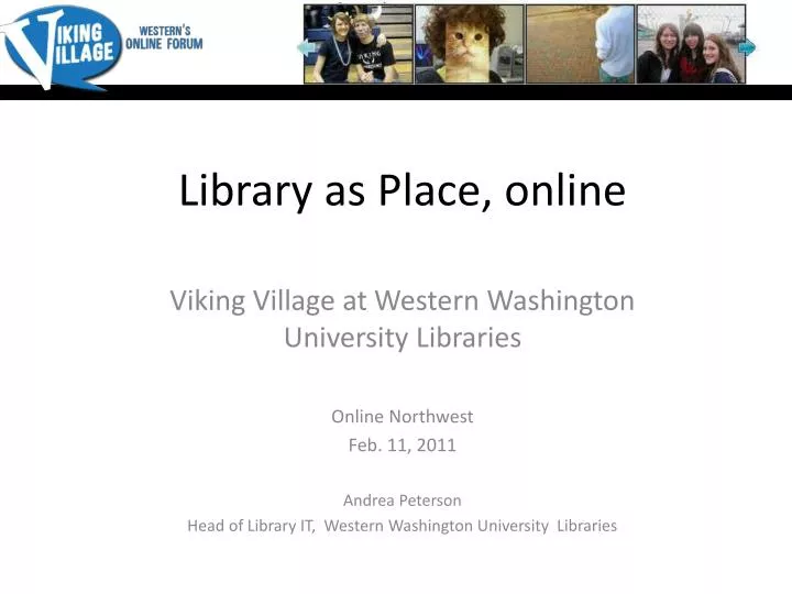 library as place online
