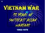 VIETNAM WAR - slide 1