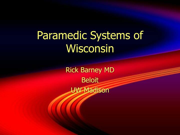 paramedic systems of wisconsin