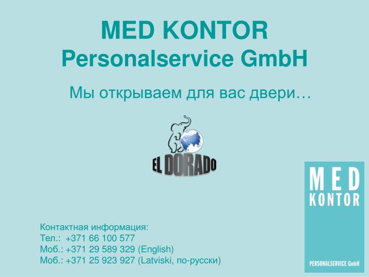 med kontor personalservice gmbh