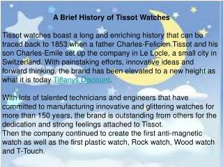 A Brief History of Tissot Watches