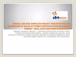 Google And KKR Complete Project Financing for the Acquisitio
