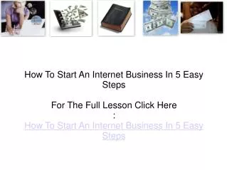 How To Start An Internet Business In 5 Easy Steps