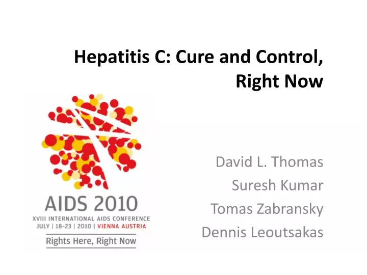 hepatitis c cure and control right now