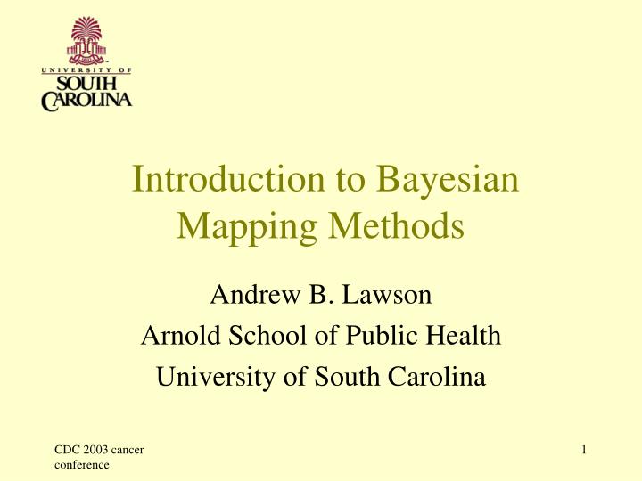 introduction to bayesian mapping methods
