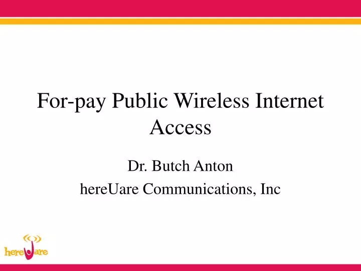 for pay public wireless internet access
