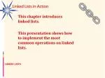Linked Lists in Action - slide 1