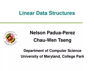 Linear Data Structures