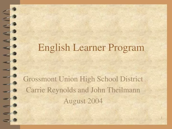 english learner program