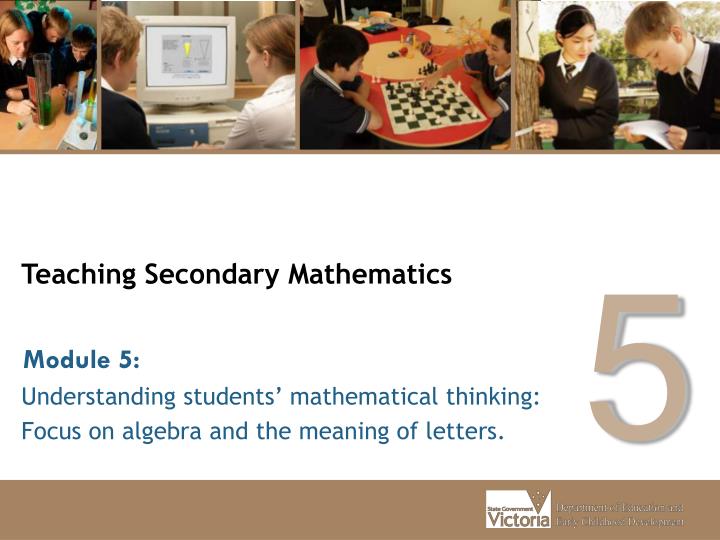 teaching secondary mathematics