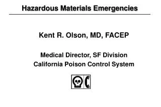 Hazardous Materials Emergencies