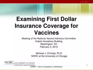 Examining First Dollar Insurance Coverage for Vaccines