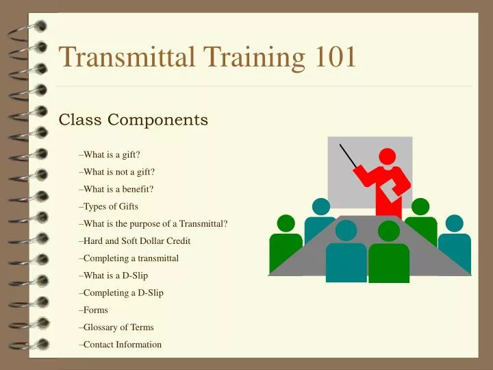 transmittal training 101