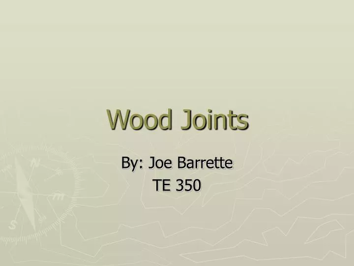 wood joints