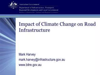 Impact of Climate Change on Road Infrastructure