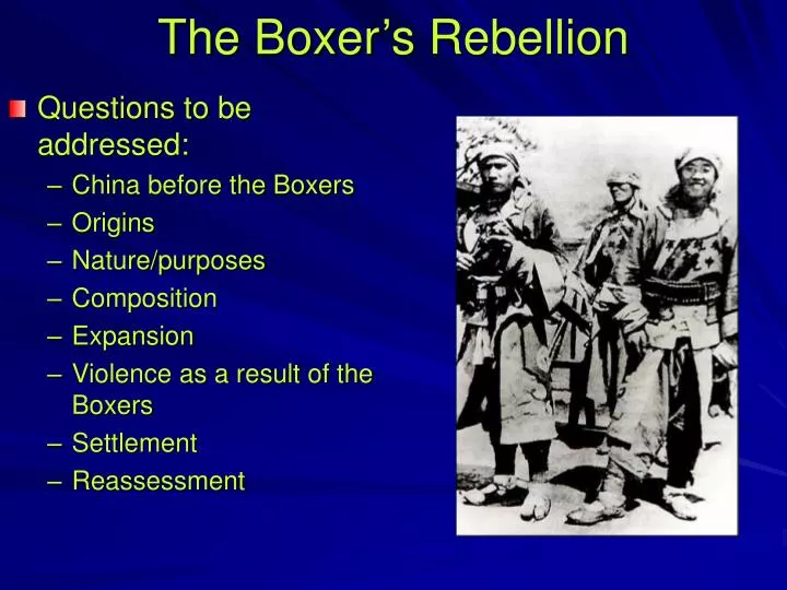 the boxer s rebellion