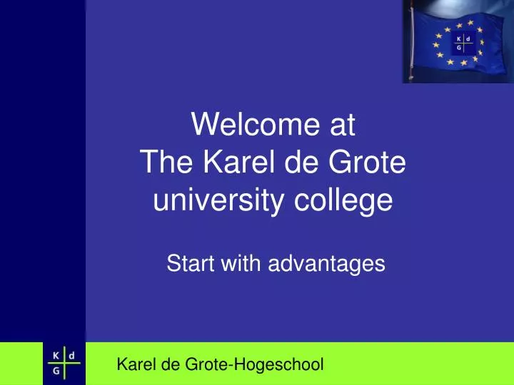 welcome at the karel de grote university college