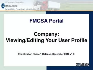 FMCSA Portal