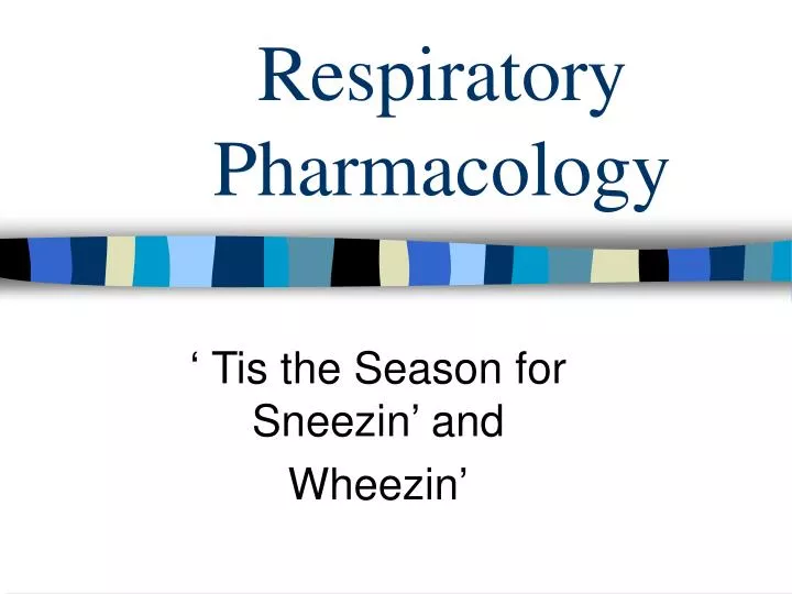 respiratory pharmacology