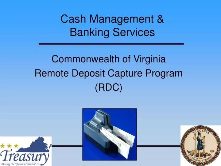 cash management banking services