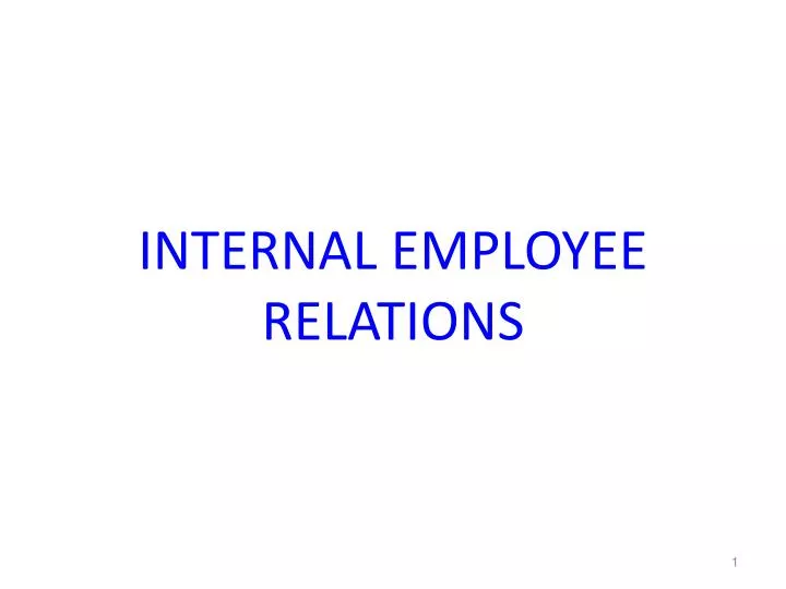 internal employee relations