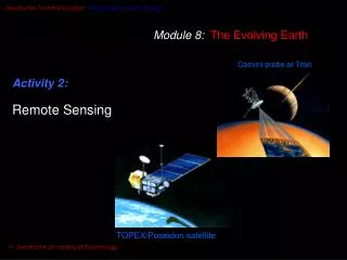 Module 8: The Evolving Earth