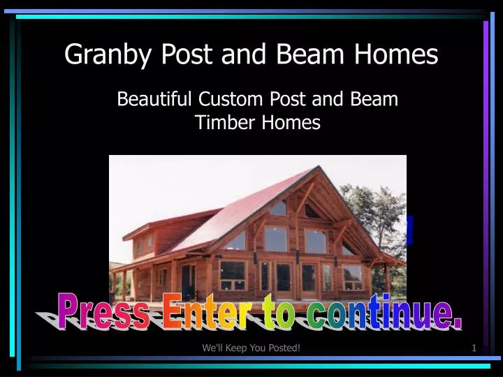 granby post and beam homes