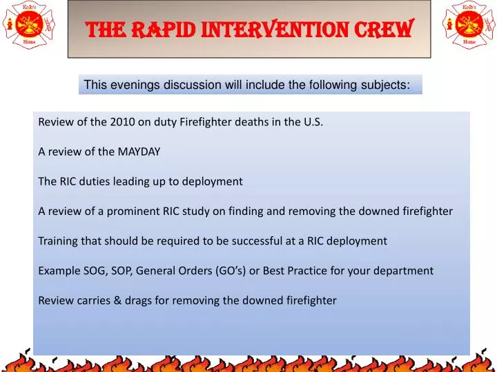 the rapid intervention crew