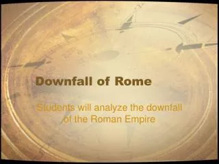 Downfall of Rome