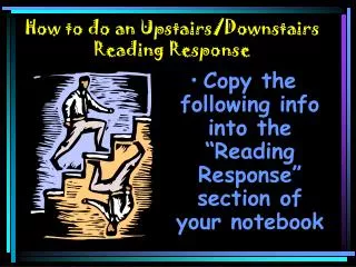 How to do an Upstairs/Downstairs Reading Response
