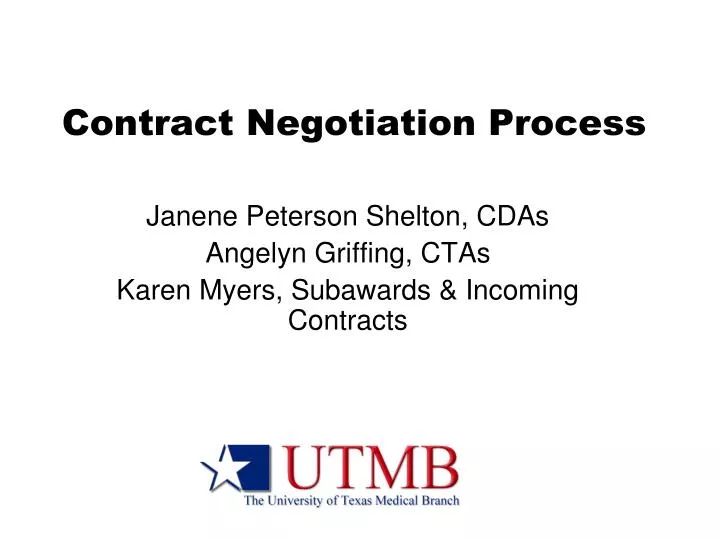 contract negotiation process